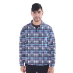 Decorative plaid pattern Wind Breaker (Men)