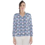 Decorative plaid pattern Wind Breaker (Women)