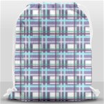 Decorative plaid pattern Drawstring Bag (Large)