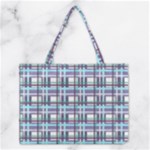 Decorative plaid pattern Medium Tote Bag