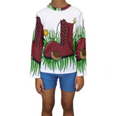 Kids  Long Sleeve Swimwear 