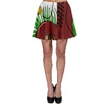 Boot in the grass Skater Skirt