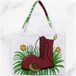 Boot in the grass Mini Tote Bag