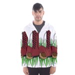 Boot in the grass Hooded Wind Breaker (Men)