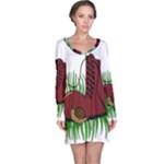 Boot in the grass Long Sleeve Nightdress