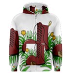 Boot in the grass Men s Zipper Hoodie