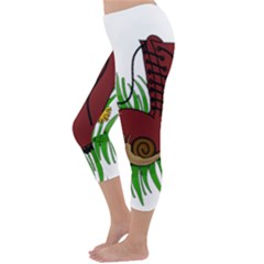 Capri Winter Leggings Back Capri Winter Leggings Back