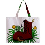 Boot in the grass Zipper Mini Tote Bag