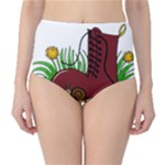 Boot in the grass High-Waist Bikini Bottoms