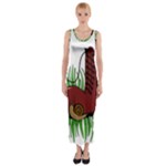 Boot in the grass Fitted Maxi Dress