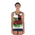 Boot in the grass Women s Sport Tank Top 