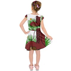 Kids  Short Sleeve Dress 