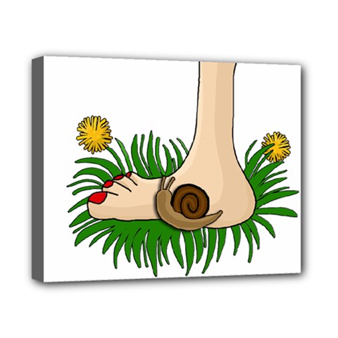 Barefoot in the grass Canvas 10  x 8  from ArtsNow.com