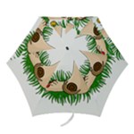 Barefoot in the grass Mini Folding Umbrellas