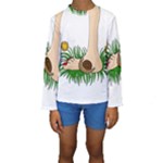 Barefoot in the grass Kids  Long Sleeve Swimwear