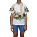 Barefoot in the grass Kids  Short Sleeve Swimwear