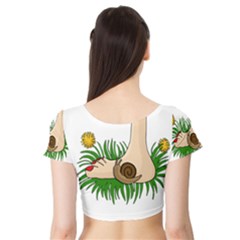 Short Sleeve Crop Top 