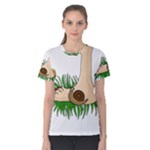 Barefoot in the grass Women s Cotton Tee