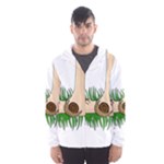 Barefoot in the grass Hooded Wind Breaker (Men)