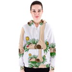 Barefoot in the grass Women s Zipper Hoodie