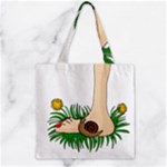 Barefoot in the grass Zipper Grocery Tote Bag