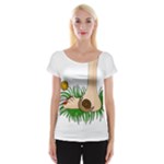 Barefoot in the grass Women s Cap Sleeve Top