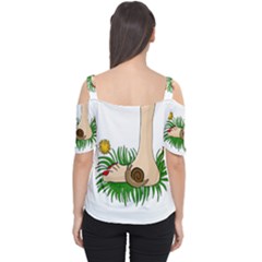 Cutout Shoulder T-Shirt 