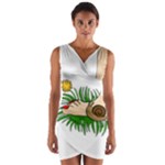 Barefoot in the grass Wrap Front Bodycon Dress