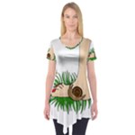 Barefoot in the grass Short Sleeve Tunic 