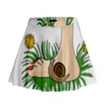 Barefoot in the grass Mini Flare Skirt