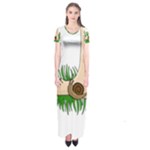 Barefoot in the grass Short Sleeve Maxi Dress