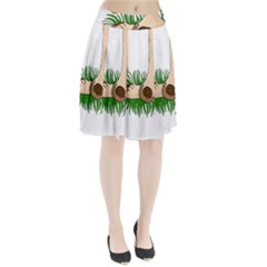 Barefoot in the grass Pleated Skirt from ArtsNow.com