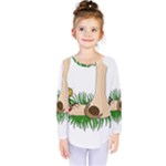 Barefoot in the grass Kids  Long Sleeve Tee