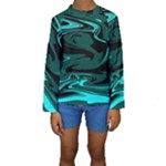 Hauntedlagoon Kids  Long Sleeve Swimwear