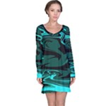 Hauntedlagoon Long Sleeve Nightdress