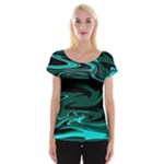 Hauntedlagoon Women s Cap Sleeve Top