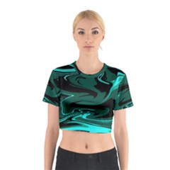 Hauntedlagoon Cotton Crop Top from ArtsNow.com