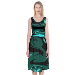 Hauntedlagoon Midi Sleeveless Dress from ArtsNow.com