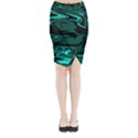 Midi Wrap Pencil Skirt 