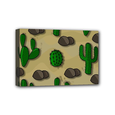 Cactuses Mini Canvas 6  x 4  from ArtsNow.com