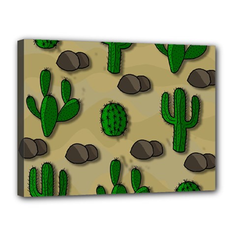 Cactuses Canvas 16  x 12  from ArtsNow.com