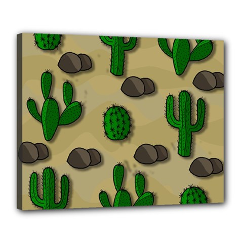 Cactuses Canvas 20  x 16  from ArtsNow.com