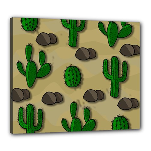 Cactuses Canvas 24  x 20  from ArtsNow.com