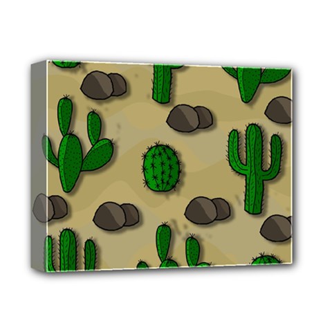 Cactuses Deluxe Canvas 14  x 11  from ArtsNow.com