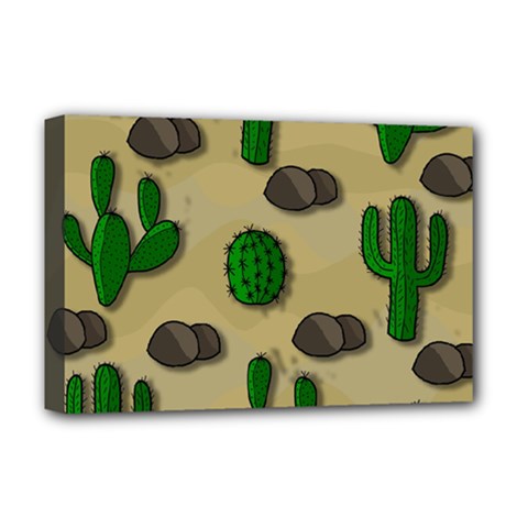 Cactuses Deluxe Canvas 18  x 12   from ArtsNow.com