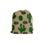 Cactuses Drawstring Pouches (Medium) 