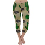 Cactuses Capri Winter Leggings 