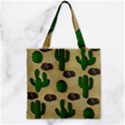 Zipper Grocery Tote Bag 