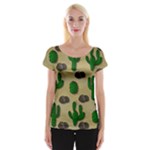 Cactuses Women s Cap Sleeve Top