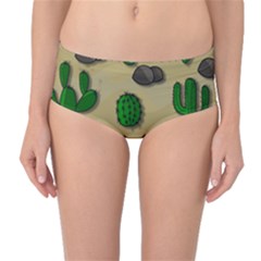 Mid-Waist Bikini Bottoms 